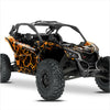 QUAKE dizaina uzlīmes Can-Am Maverick X3