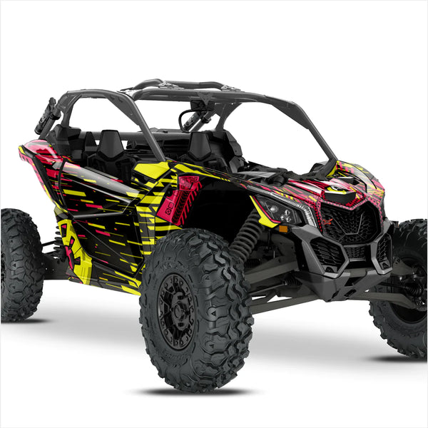 Adesivos de design CYBER para Can-Am Maverick X3