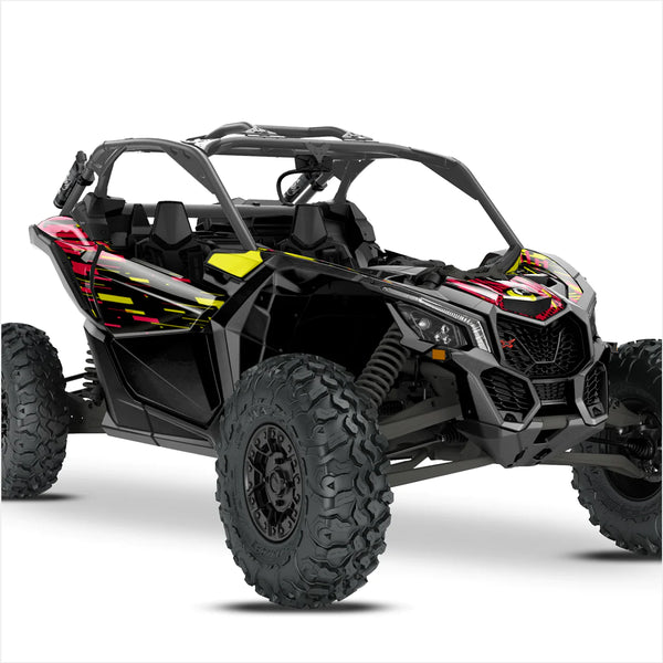 Adesivos de design CYBER para Can-Am Maverick X3