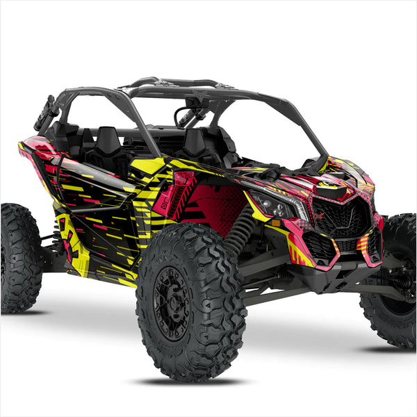 CYBER design stickers for Can-Am Maverick X3