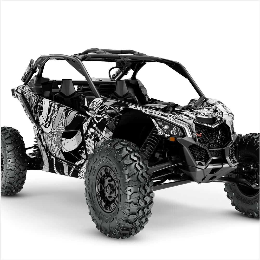 BENZINEKOP-ontwerpstickers voor Can-Am Maverick X3