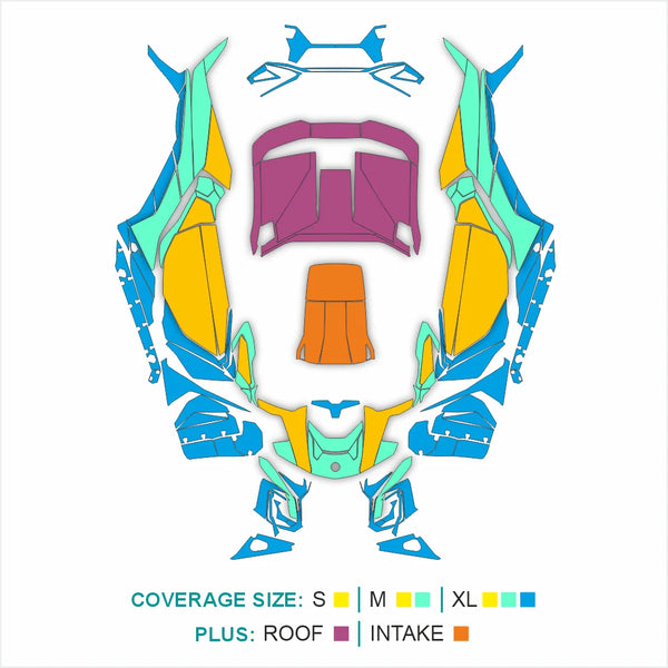 X Design Stickers pentru Can-Am Maverick R