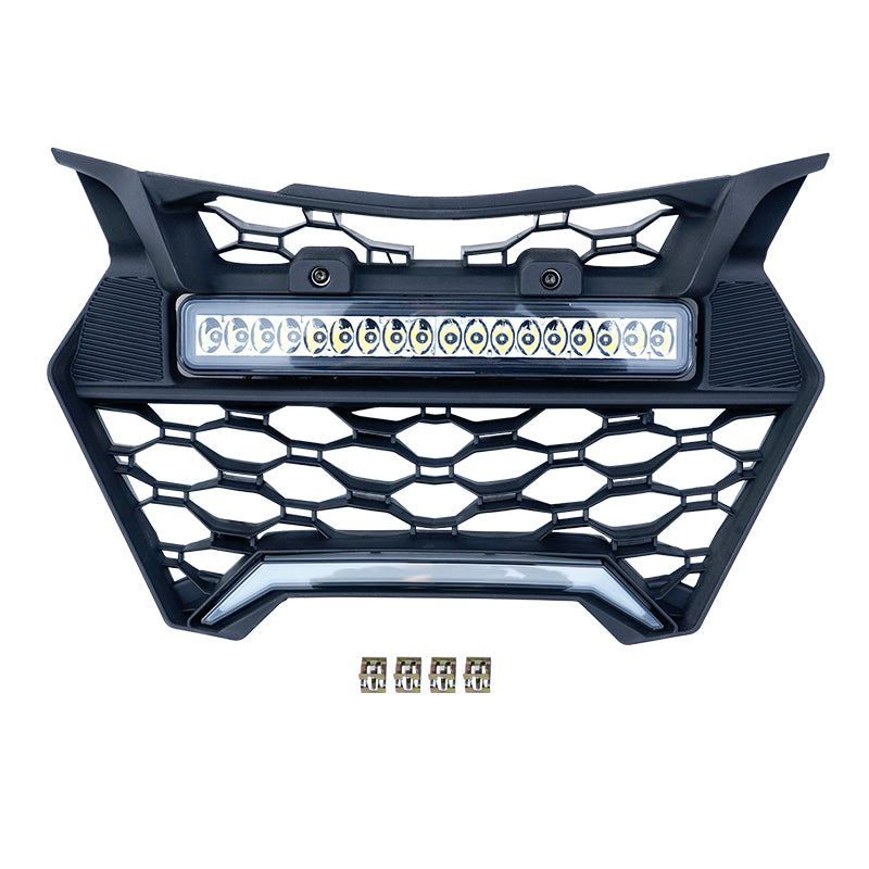Front Grille with LED Light Bars for Maverick R