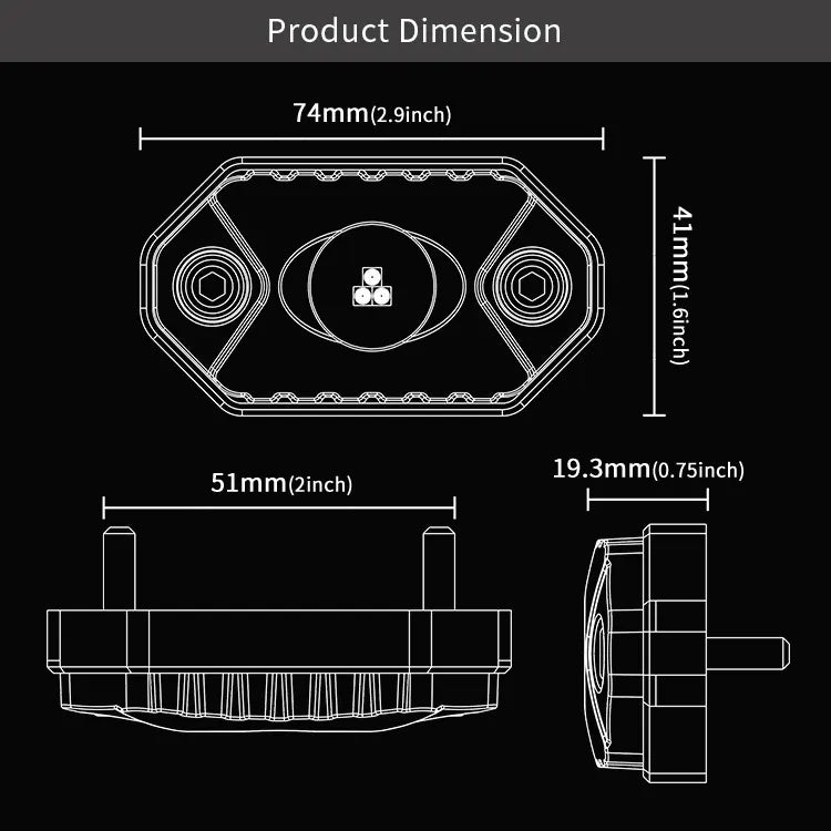 Rock LED Light, controlat de App