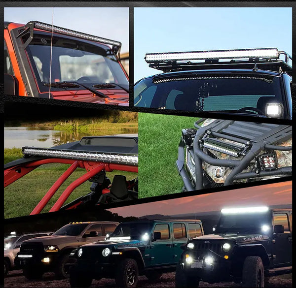 Heavy Duty LED Light Bar, COMBO