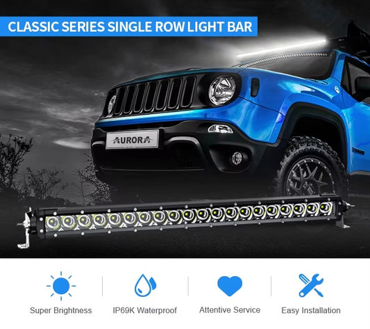 Bară de lumină cu LED -uri grele, combo