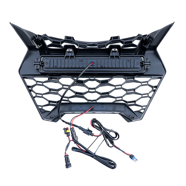 Front Grille with LED Light Bars for Maverick R