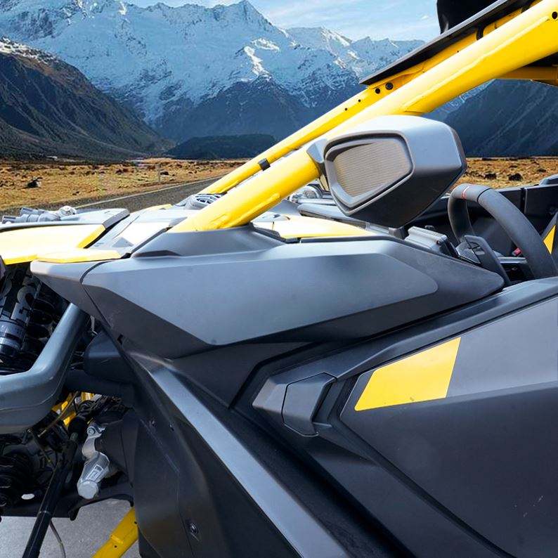 Lateral Gas Cap Cover for Can Am Maverick R 2024+