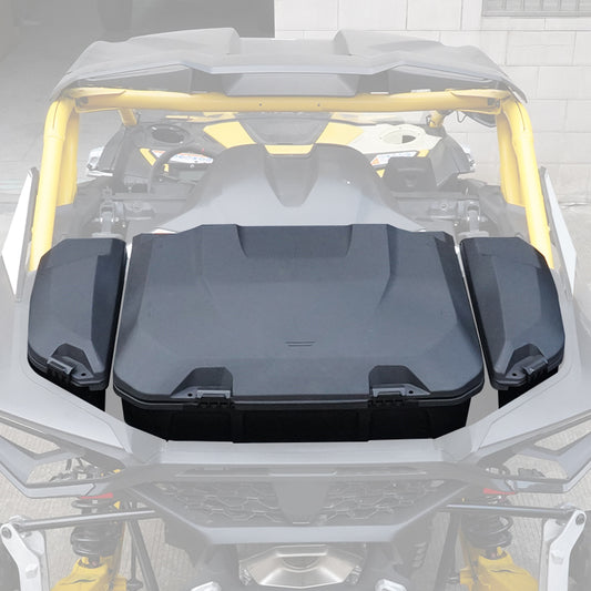 Водонепроницаемый вместительный задний багажный отсек объемом 96 л & Комплект боковых грузовых ящиков объемом 13,5 л для <tc>Maverick</tc> R MAX X RS 2024+