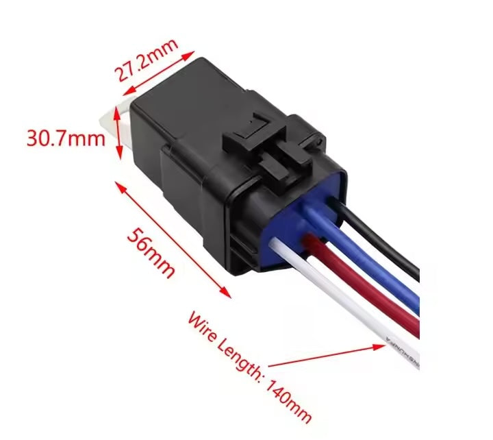 Relé impermeável, 4 ou 5 pinos