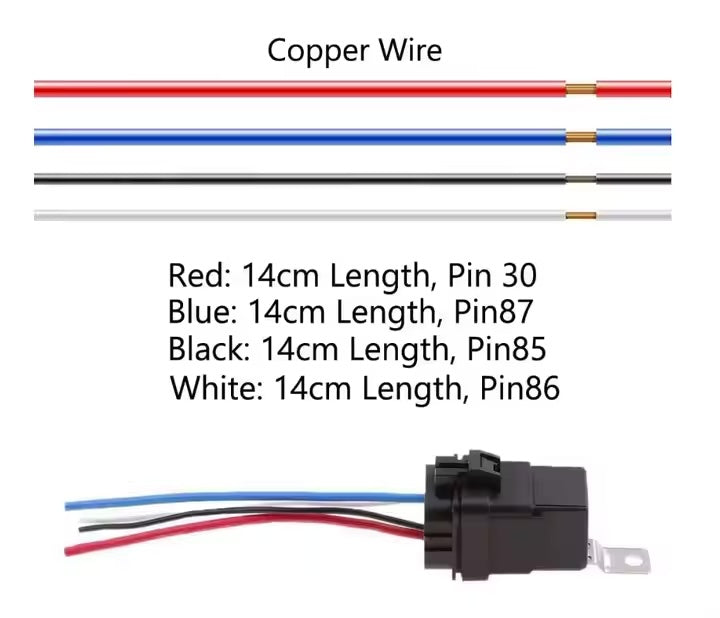 Relé impermeável, 4 ou 5 pinos