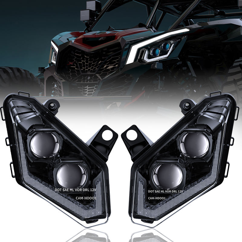 LED Headlights For Can-Am Maverick X3