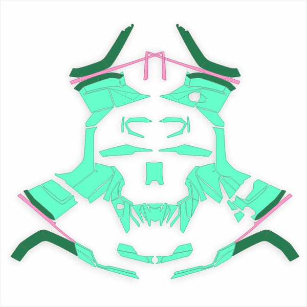 Adesivi di design ombreggiato per CFMOTO CFORCE 800-1000