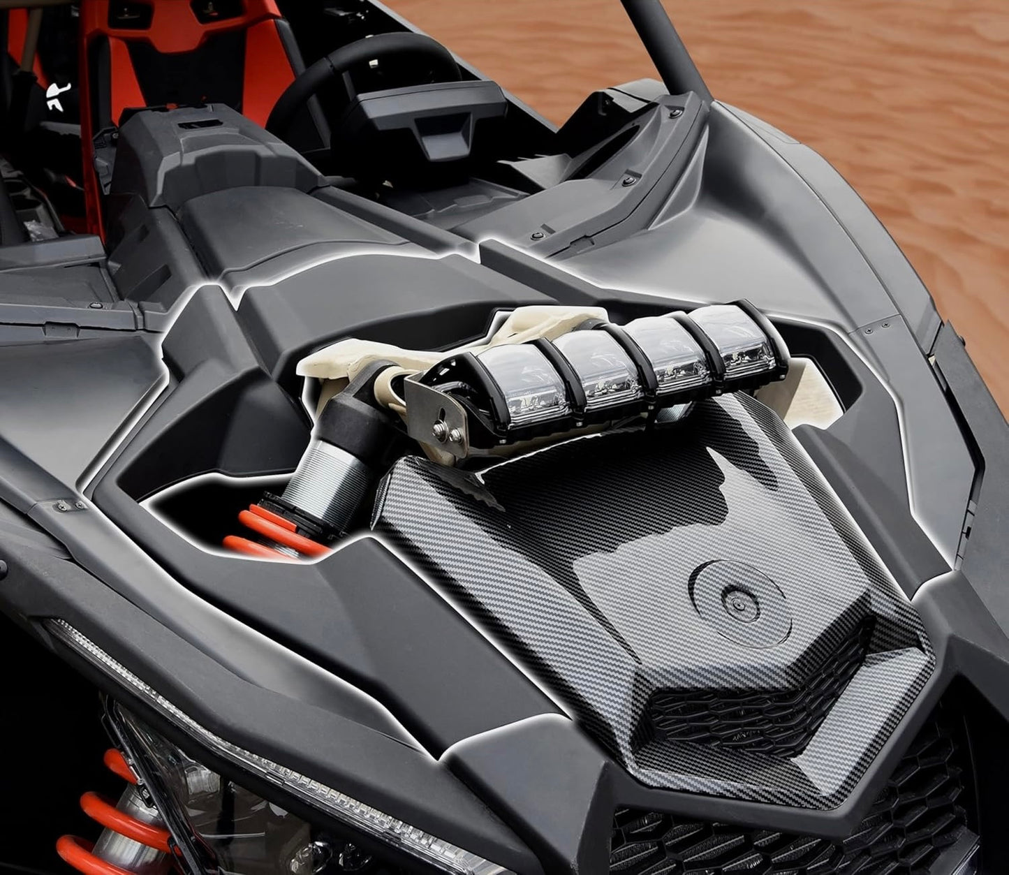 Parafango anteriore centrale per Can-Am <tc>Maverick</tc> X3 Tutti i modelli