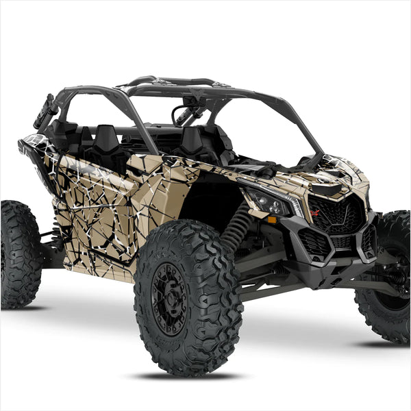 Наклейки с дизайном QUAKE для Can-Am Maverick X3