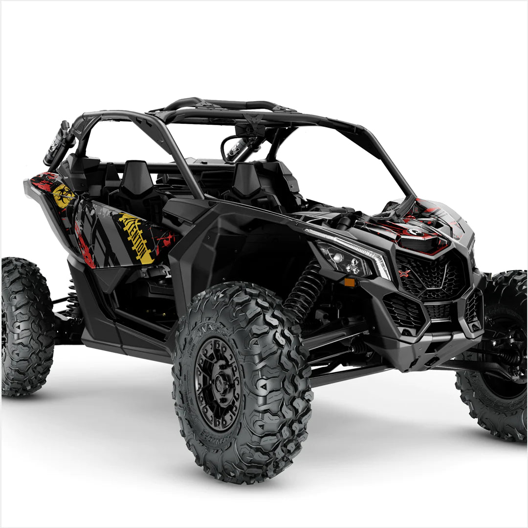 Autocollants de conception d'apocalypse pour Can-Am Maverick x3