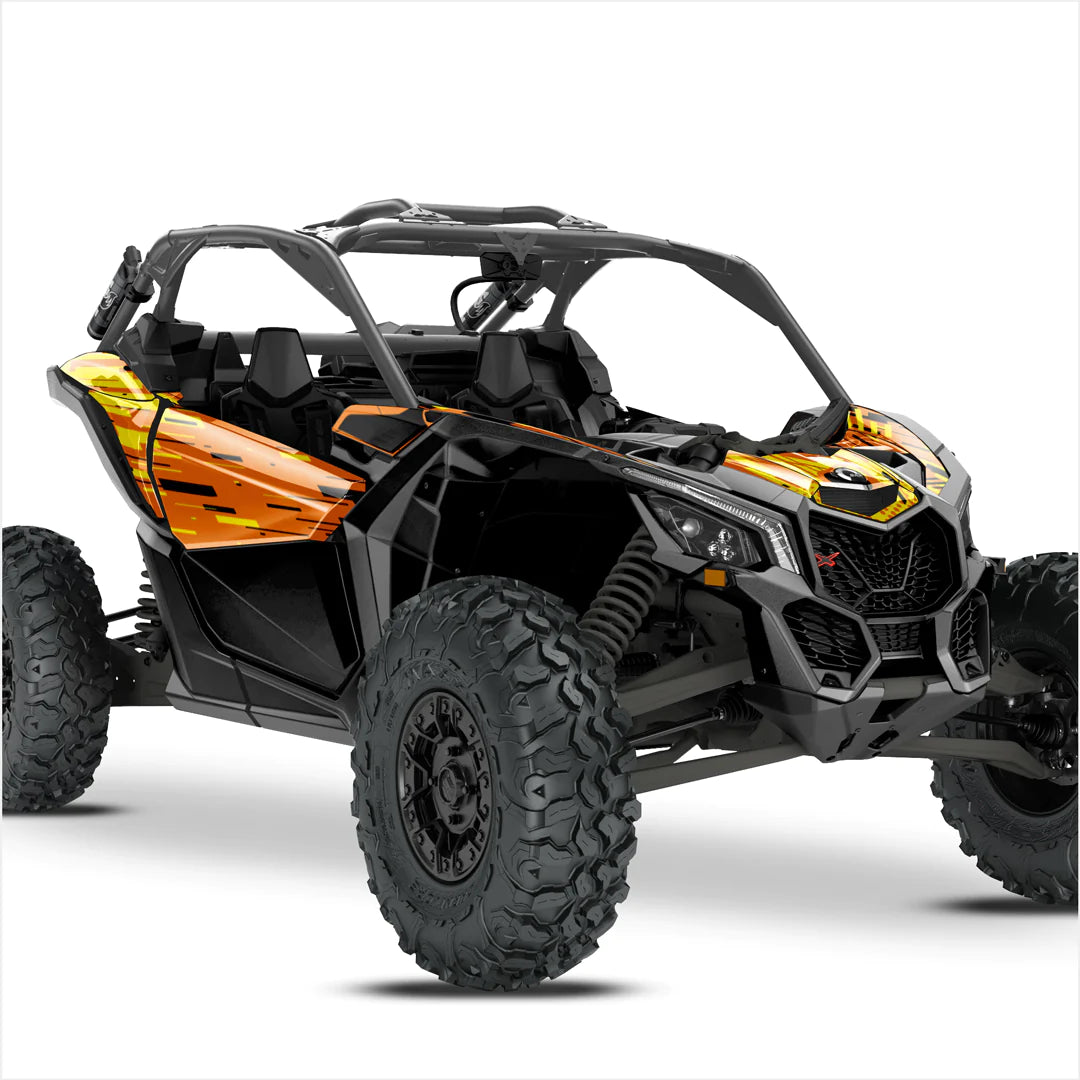 Наклейки с дизайном CYBER для Can-Am Maverick X3