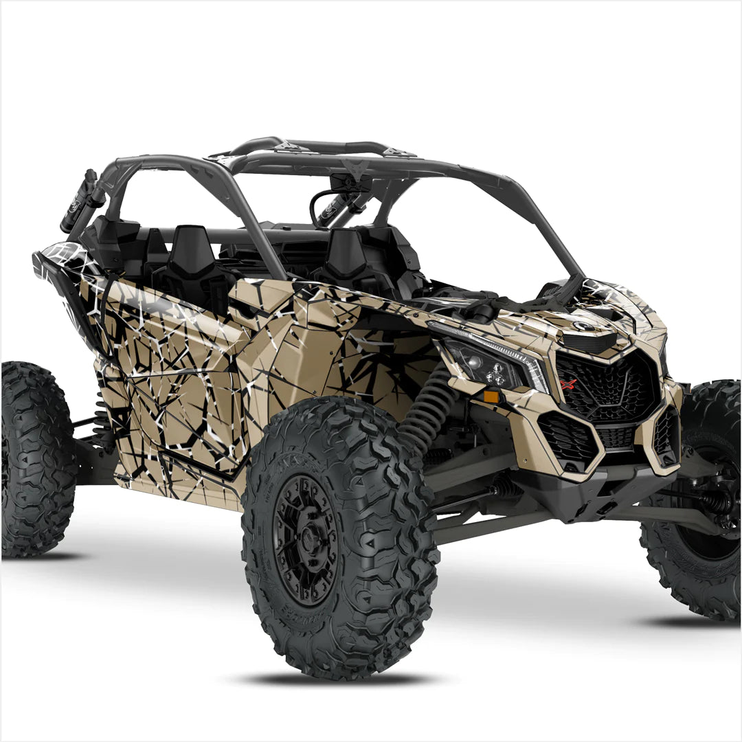 Autocollants design QUAKE pour Can-Am Maverick X3