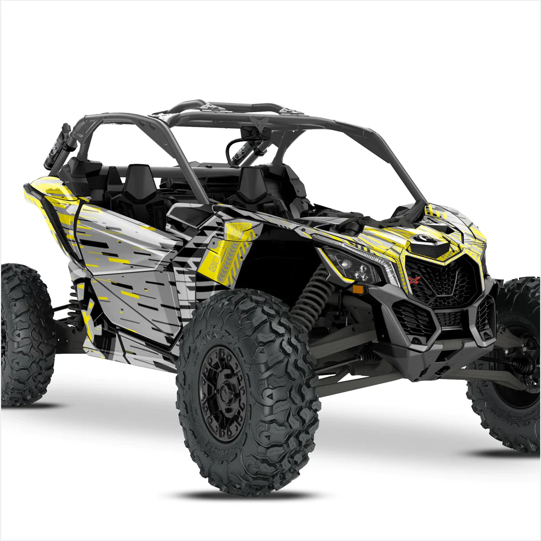 Autocollants design CYBER pour Can-Am Maverick X3