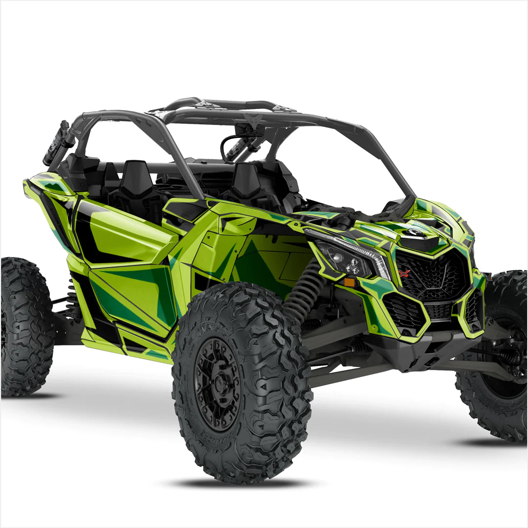 Autocolante cu design SIMPLU pentru Can-Am Maverick X3