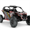 APOCALYPSE dizaina uzlīmes Can-Am Maverick X3