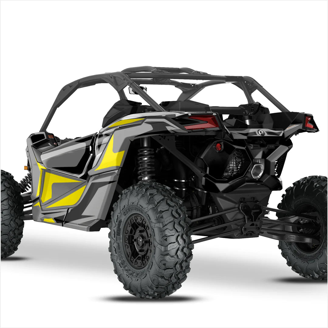 Autocolante cu design SIMPLU pentru Can-Am Maverick X3