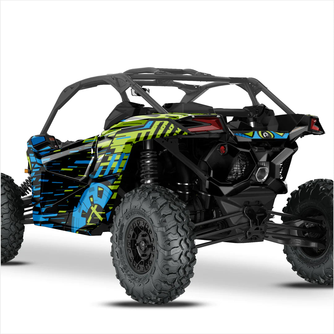 Cyber ​​Design Stickers for Can-Am Maverick X3