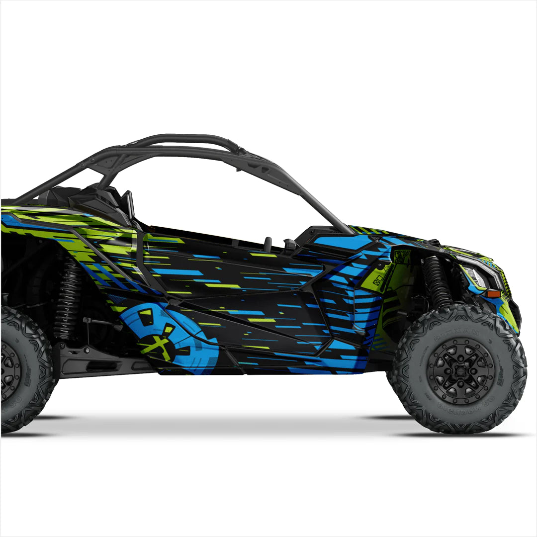 Cyber ​​Design Stickers for Can-Am Maverick X3