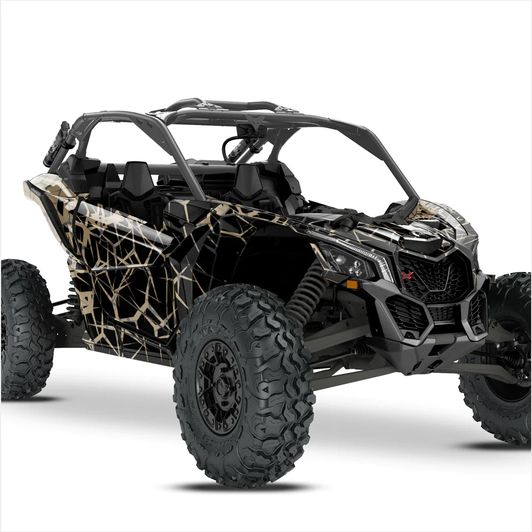 Наклейки с дизайном QUAKE для Can-Am Maverick X3