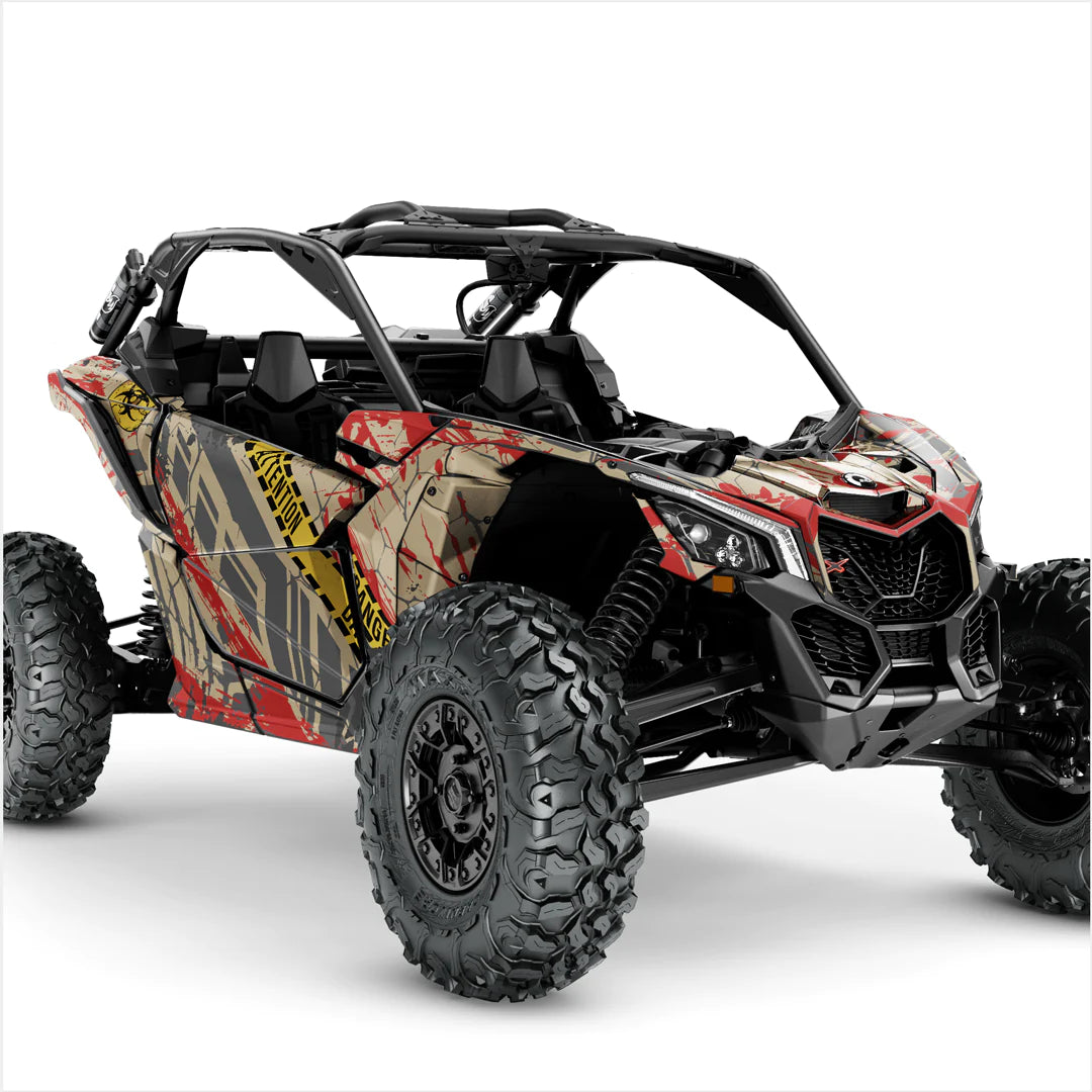 Autocolante de design APOCALYPSE pentru Can-Am Maverick X3