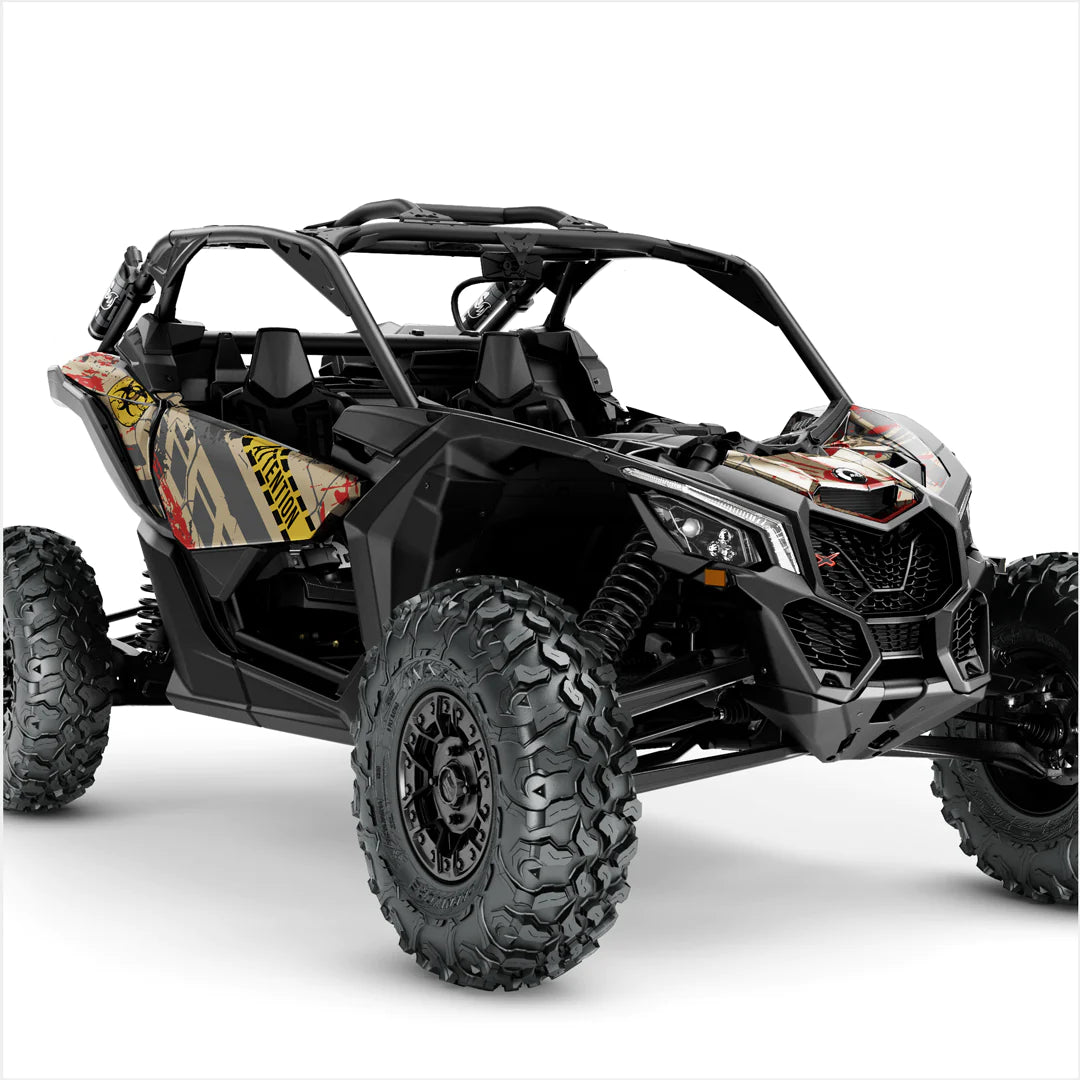 APOCALYPSE-ontwerpstickers voor Can-Am Maverick X3