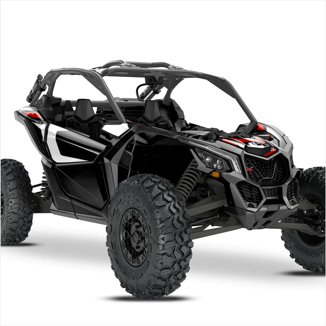 Autocolante cu design SIMPLU pentru Can-Am Maverick X3