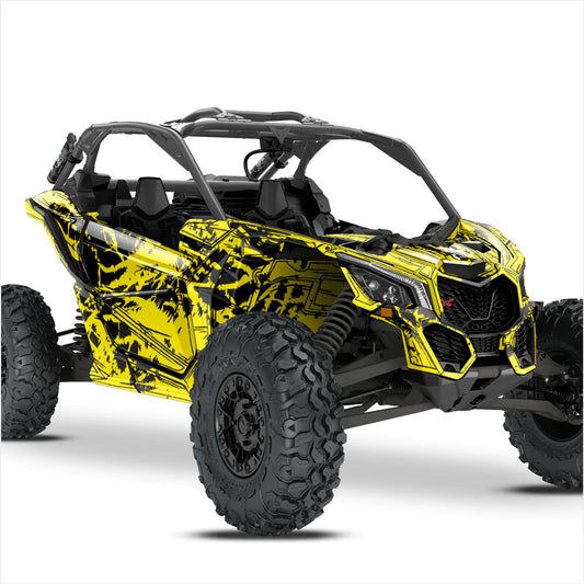 Σκιασμένα αυτοκόλλητα σχεδιασμού για Can-Am Maverick x3