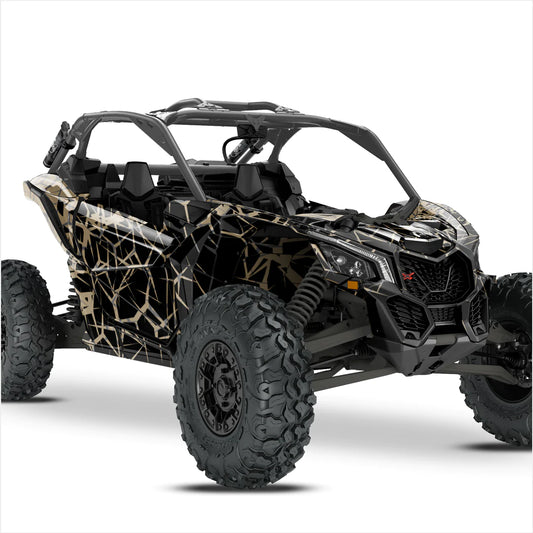 Αυτοκόλλητα σχεδίασης Quake για Can-Am Maverick x3