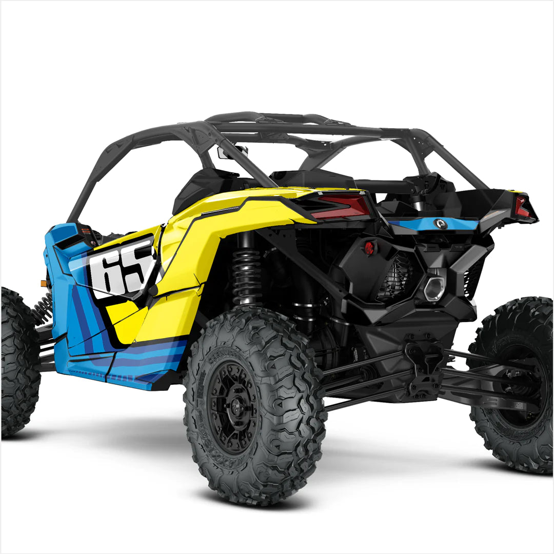Номер (пользовательский) дизайн наклейки для Can-Am Maverick X3