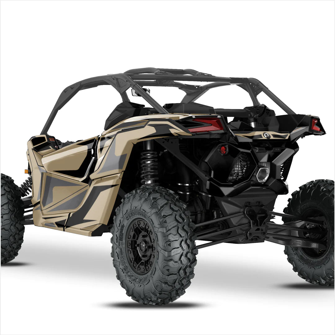 Autocolante cu design SIMPLU pentru Can-Am Maverick X3