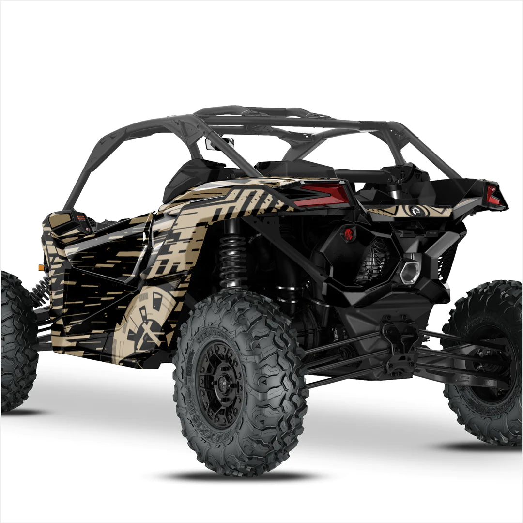 Autocollants design CYBER pour Can-Am Maverick X3