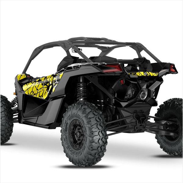 QUAKE design stickers for Can-Am Maverick X3