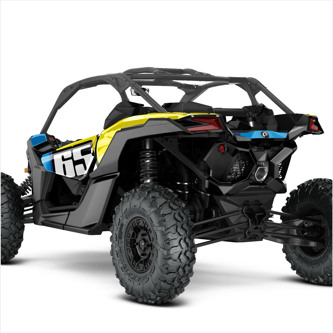 Номер (пользовательский) дизайн наклейки для Can-Am Maverick X3