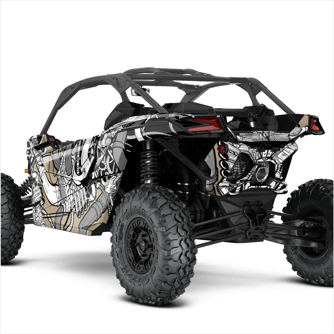 PETROL HEAD dizaino lipdukai, skirti Can-Am Maverick X3