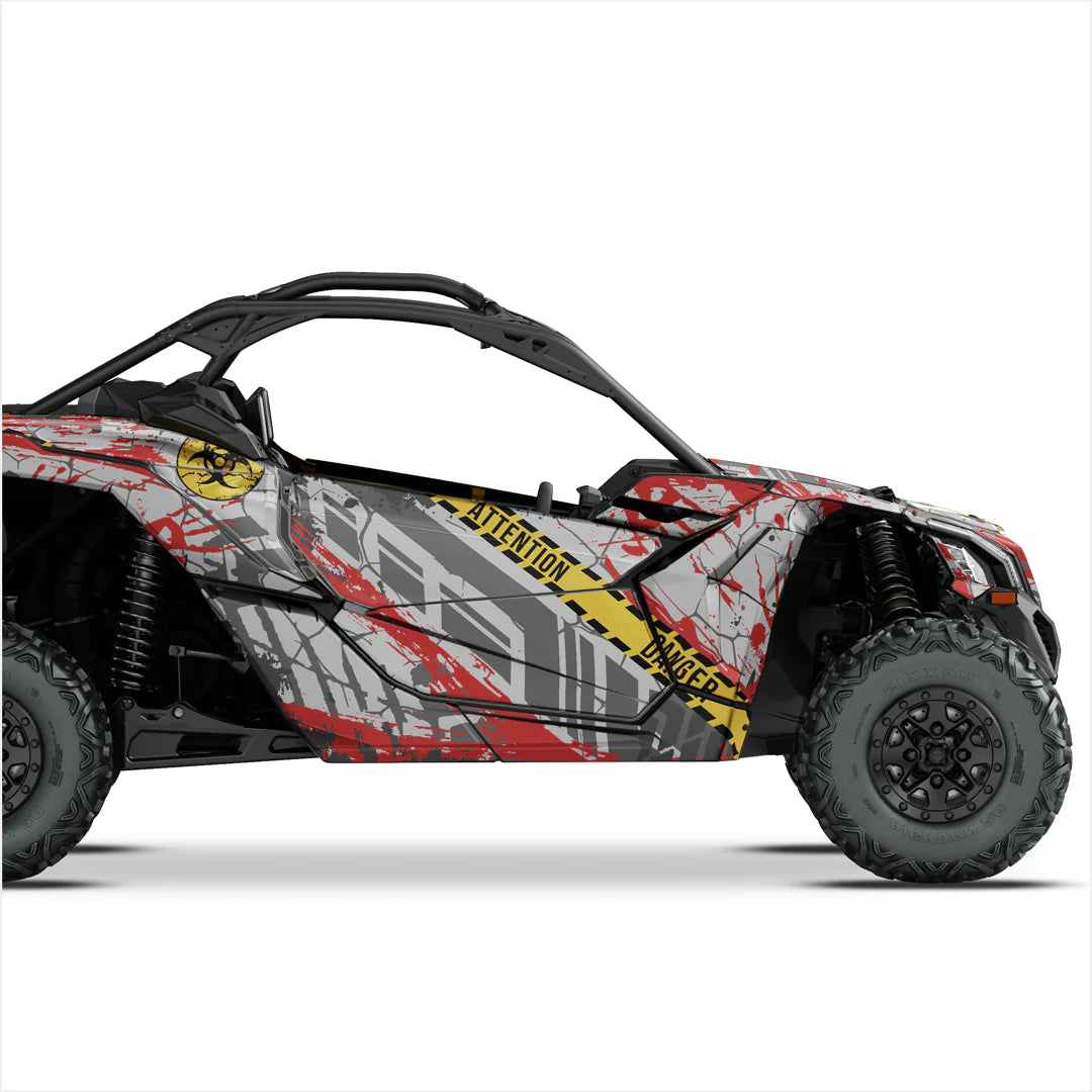 Apokalipszis tervező matricák a Can-Am Maverick X3-hoz