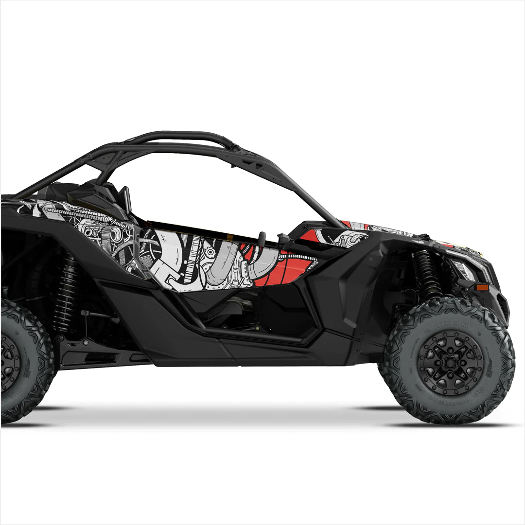 PETROL HEAD design stickers for Can-Am Maverick X3