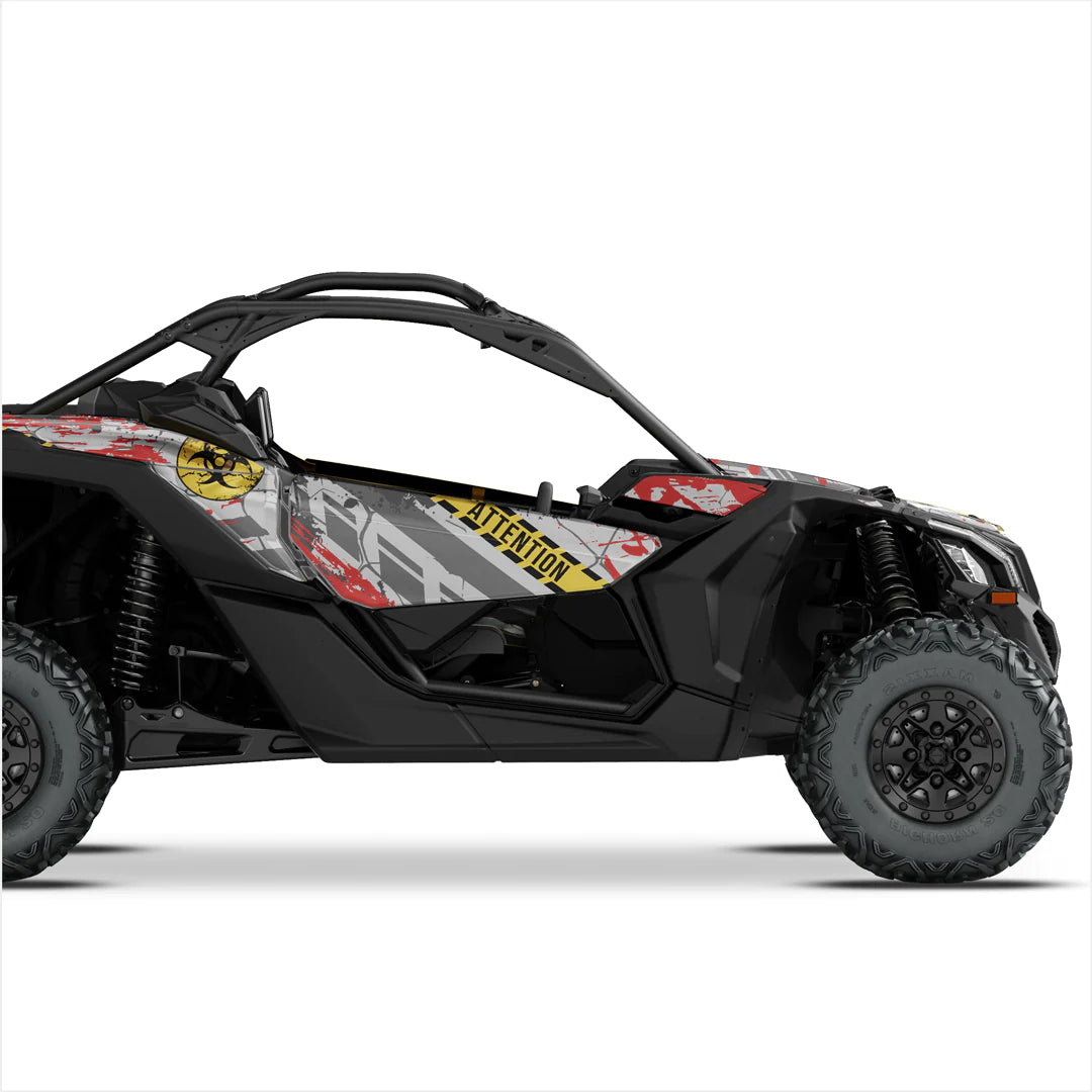 APOCALYPSE design stickers for Can-Am Maverick X3