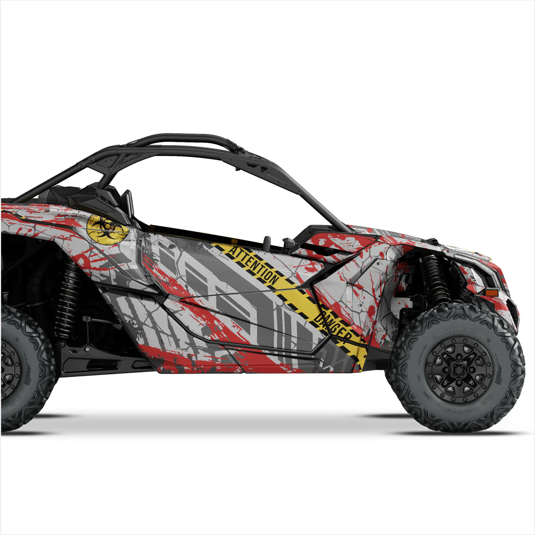 APOCALYPSE design stickers for Can-Am Maverick X3