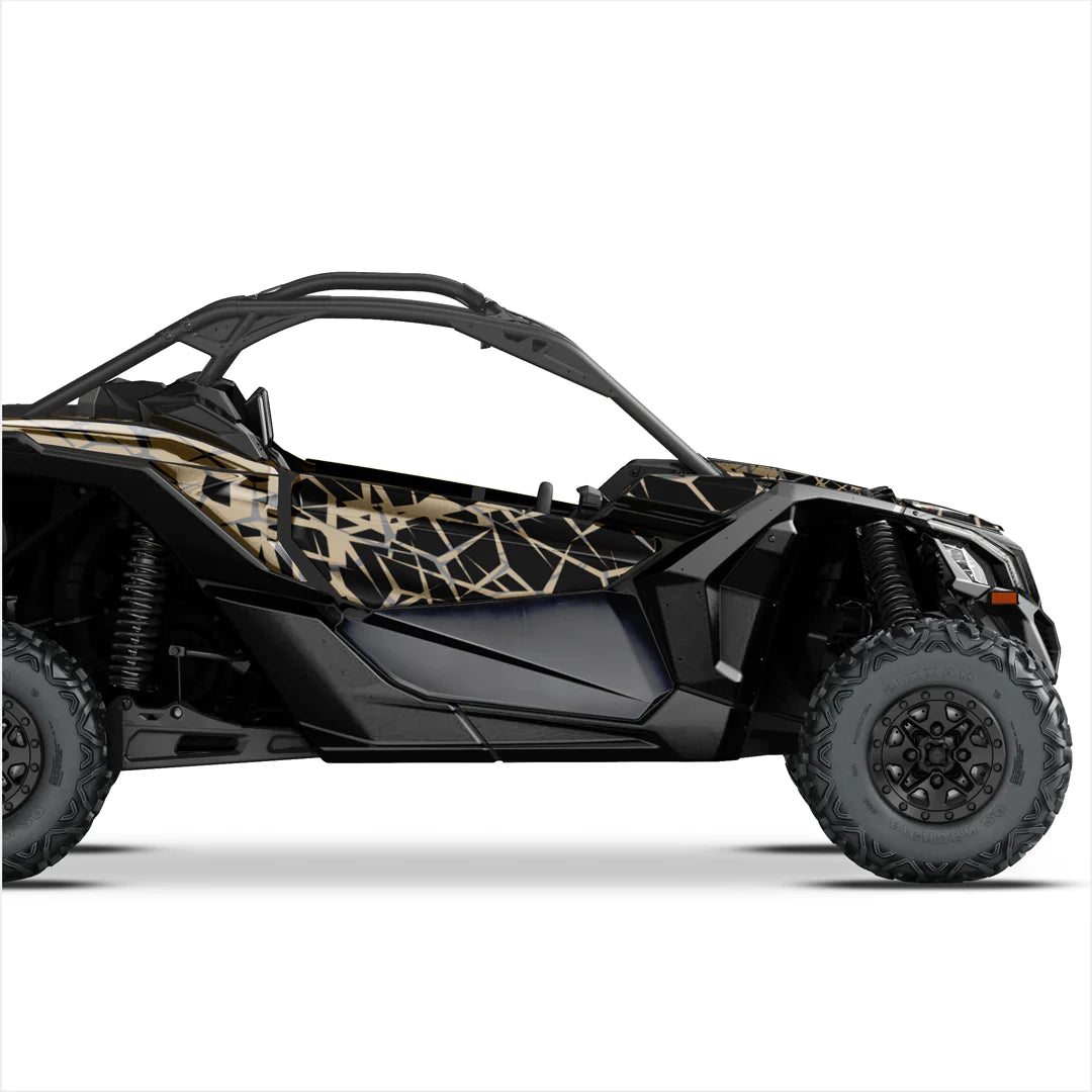 Σχεδιαστικά αυτοκόλλητα QUAKE για Can-Am Maverick X3