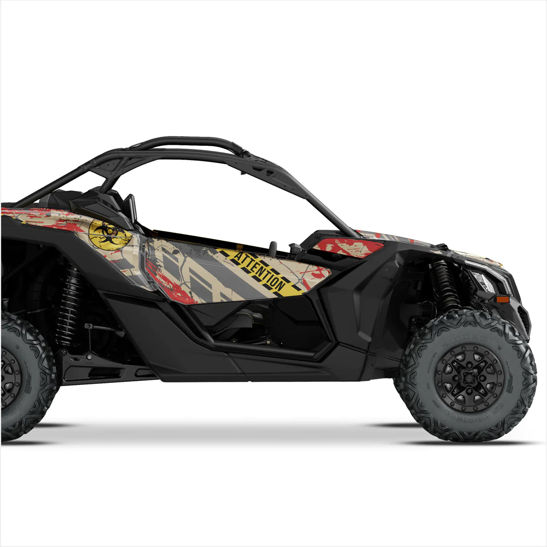 APOCALYPSE-ontwerpstickers voor Can-Am Maverick X3