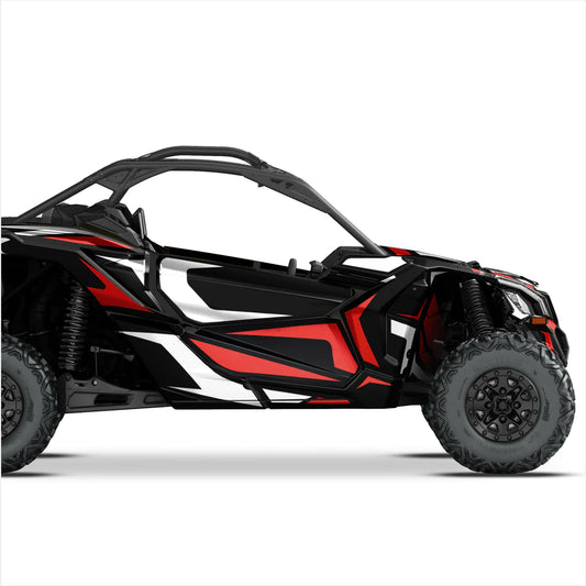 Απλά αυτοκόλλητα σχεδιασμού για Can-Am Maverick x3