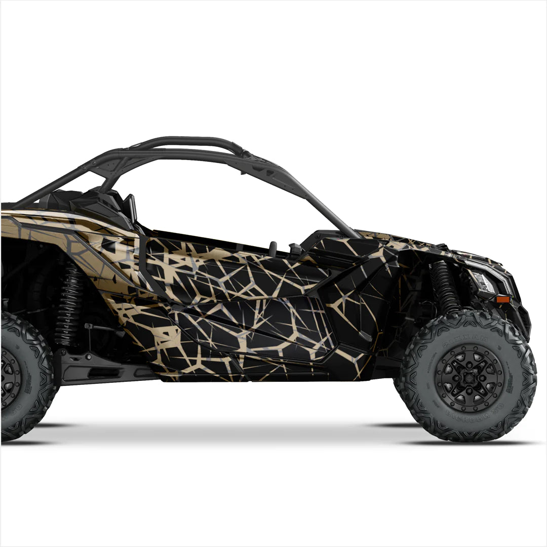 QUAKE design stickers for Can-Am Maverick X3