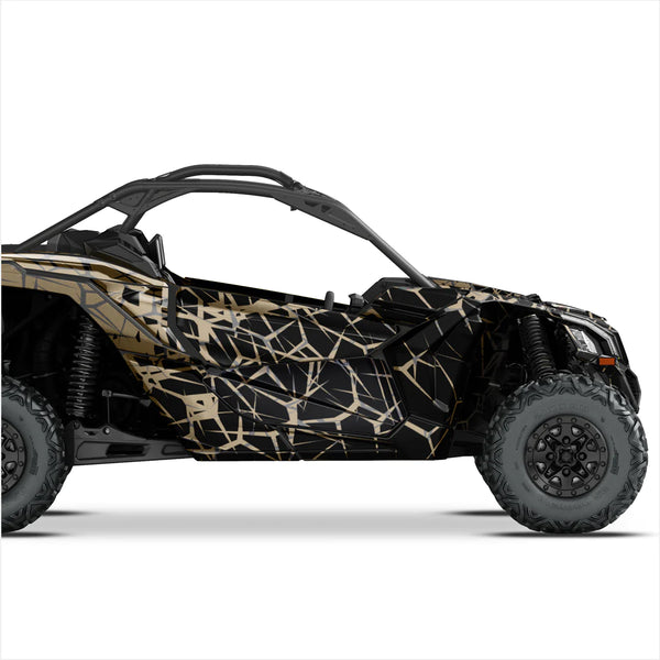 Autocollants design QUAKE pour Can-Am Maverick X3