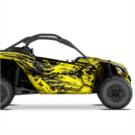 Σκιασμένα αυτοκόλλητα σχεδιασμού για Can-Am Maverick x3